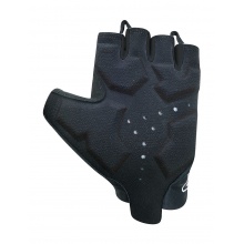 Chiba Fahrrad-Handschuhe Ergo (Dreidimensional geformte, flexible Innenhand) schwarz/schwarz - 1 Paar